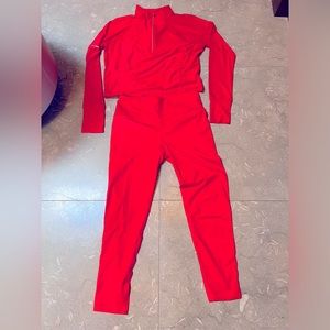 DSG leggings and lightweight jacket with thumbholes